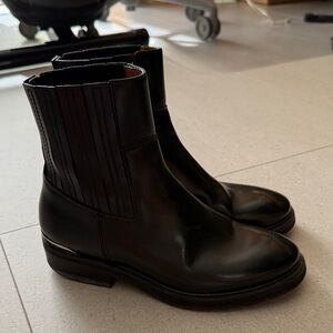 Acne Studios Black Leather Chelsea Ankle Boots